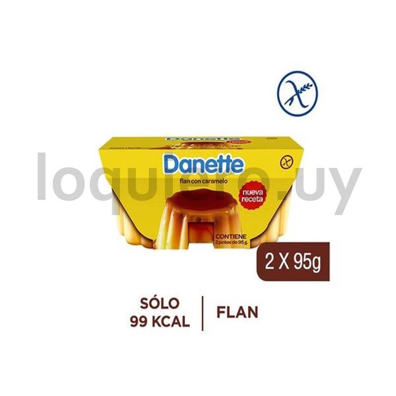 Flan Danette x2u. 95gx2       .