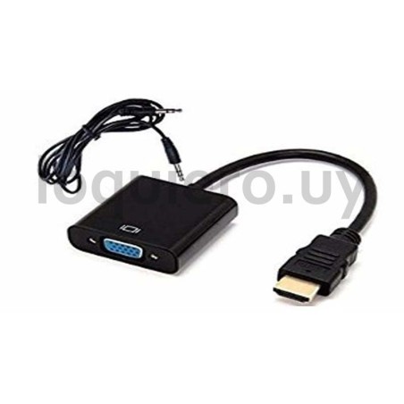 Adaptador HDMI - VGA Activo   .