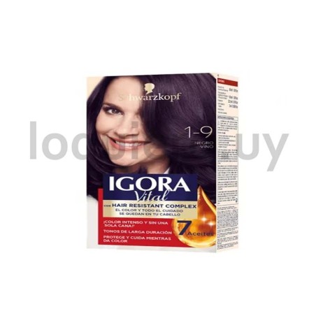 Tinta Igora negro 1.0 50ml    .