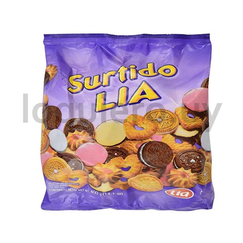 Galleta surtida Lia 400g      .
