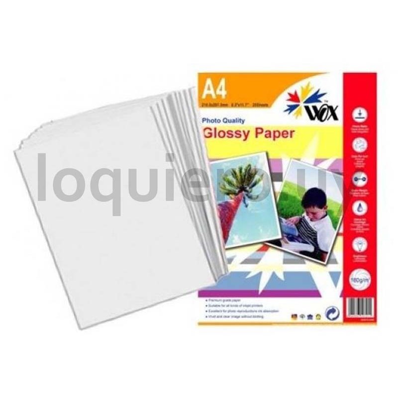 Papel fotográfico adhesivo 20u.
