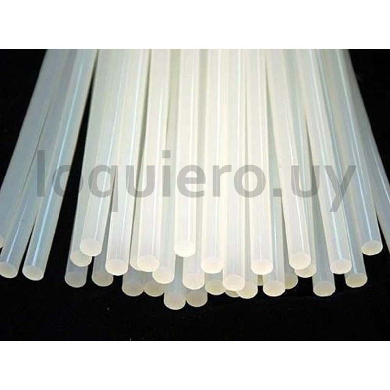 Barra silicona caliente gruesa.