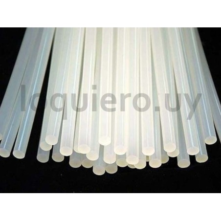 Barra silicona caliente gruesa.