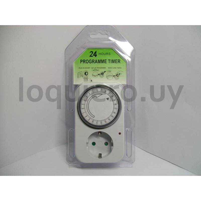 Reloj / Timer schuko 15A      .
