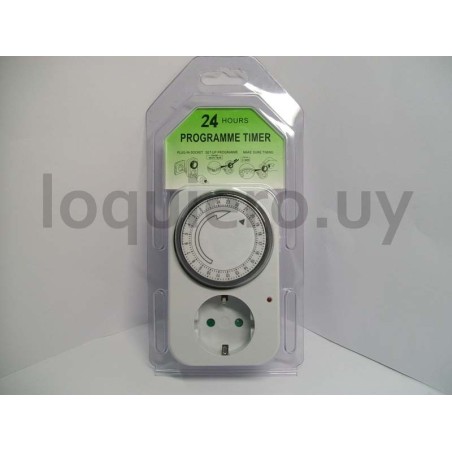 Reloj / Timer schuko 15A      .
