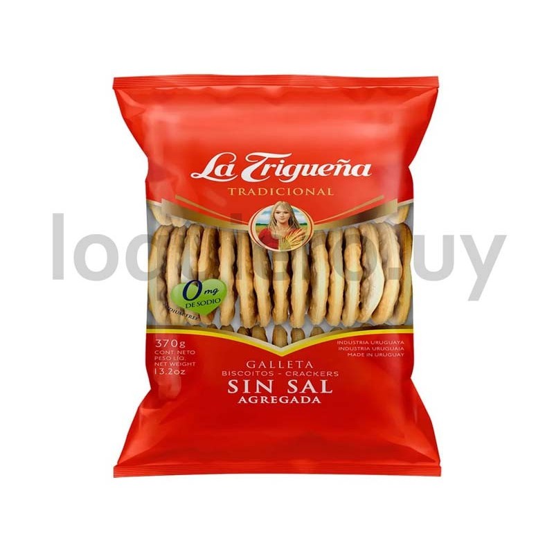 Galleta s/sal La Trigueña 500g.