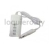 Cargador USB 12V auto x 4     .