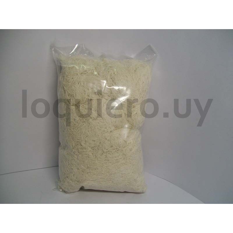Estopa blanca fina 200gr.     .
