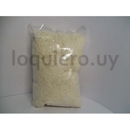Estopa blanca fina 200gr.     .