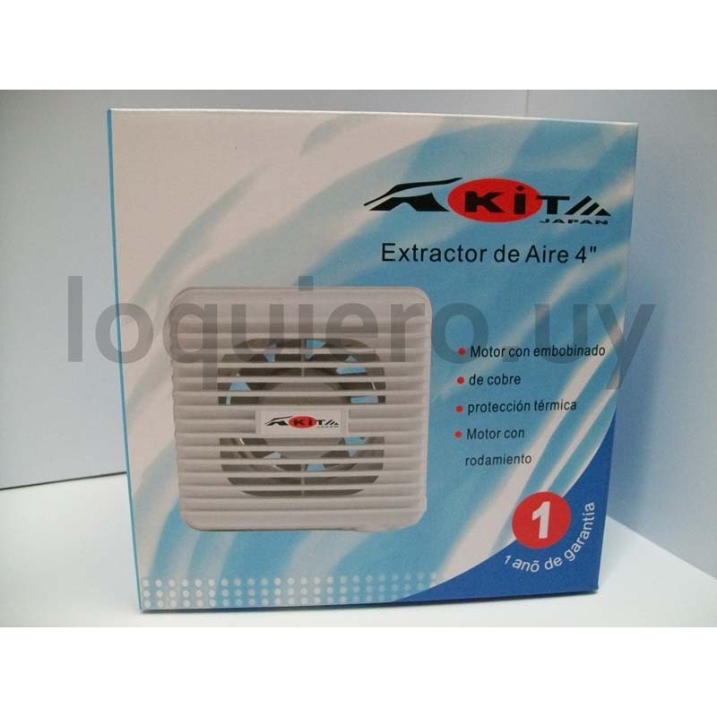 Extractor de aire 10cm 16W    .
