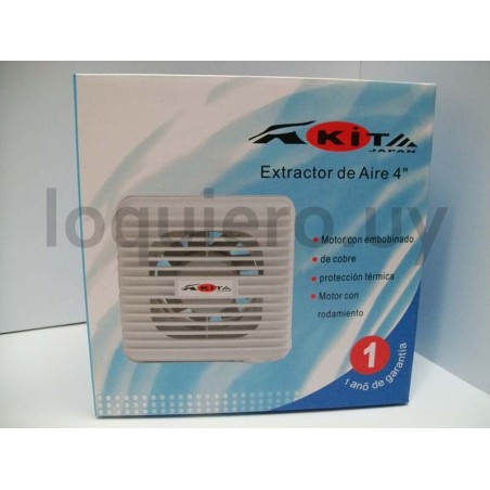Extractor de aire 10cm 16W    .