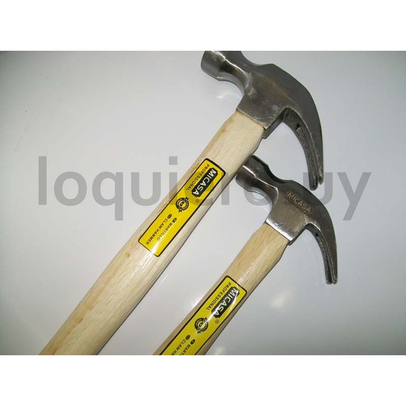 Martillo de uña 8 oz.         .