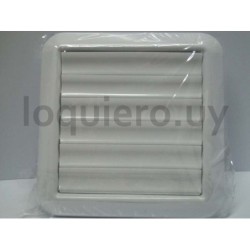 Tapa plástica extractor 18x18 .