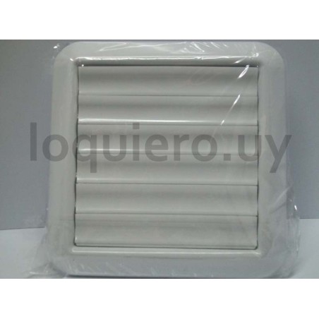 Tapa plástica extractor 18x18 .